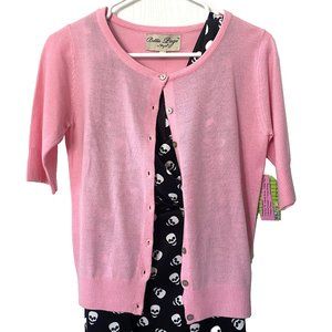 Bettie Page Pink Cardigan